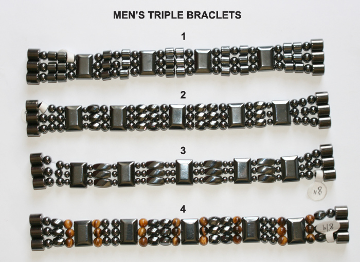 Men Triple Bracelet